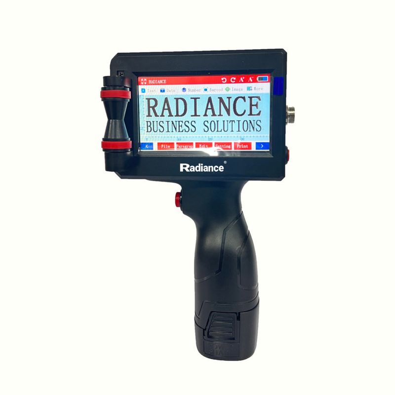 Radiance Handheld TIJ ABS 12.7mm with Premium Solvent Ink Cartridge [Carton Box]